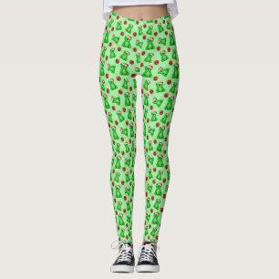 Legging Ursos de Teddy de Natal Bonitos