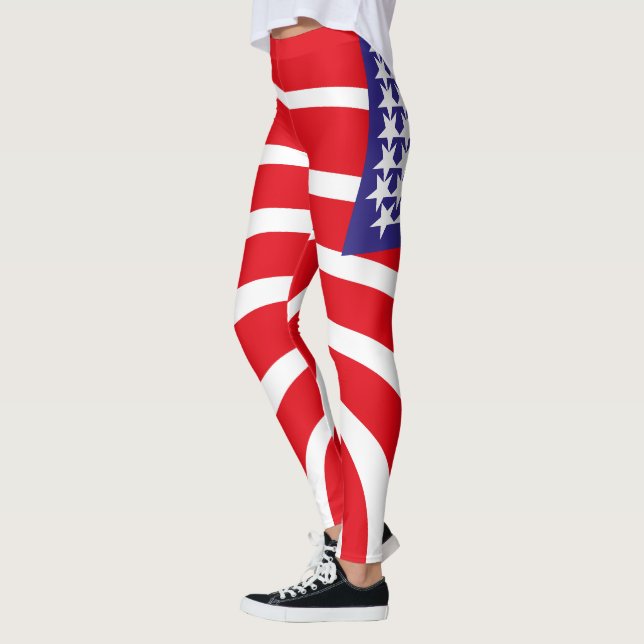 Legging USA FLAG VERS AMERIKCA STARS Por Masanser Pixelat (Esquerda)