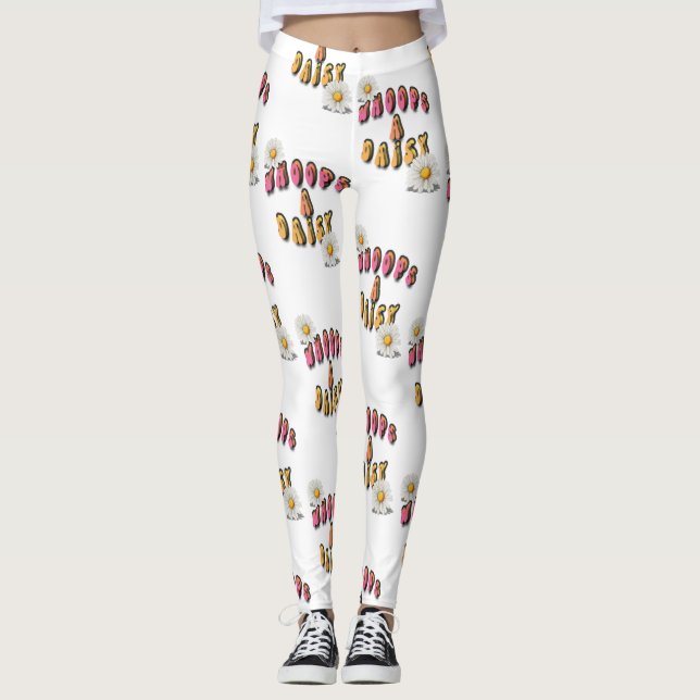 Legging Usa uma margarida (Frente)