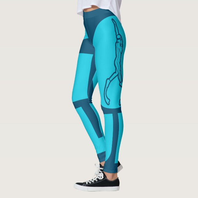 Legging Vá para o azul (Esquerda)
