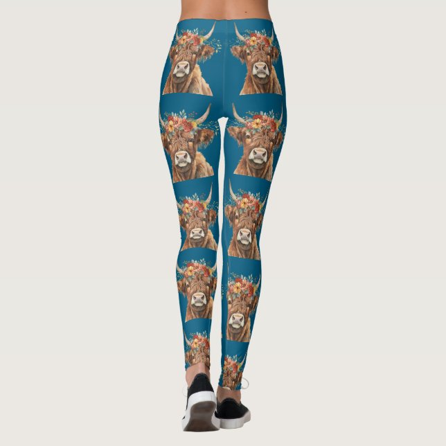 Legging Vaca das Terras Altas. (Verso)