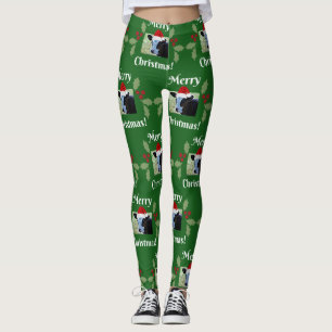 Legging Vaca Pernas de Natal Feliz