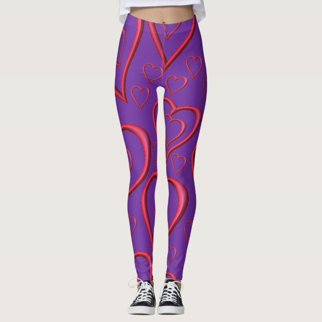 legging valentine corações (Frente)