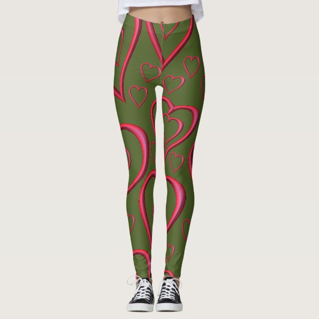 legging valentine corações (Frente)