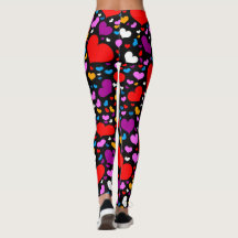Valentine's Day Leggings; Coming & Going Beautiful