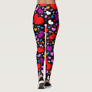 Legging Valentine's Day Leggings; Coming & Going Beautiful