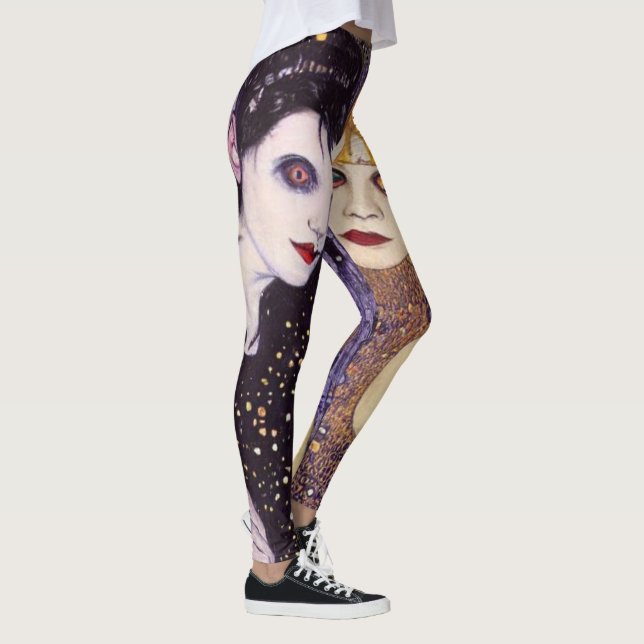 Legging Vampiro e bruxa no Halloween (Direita)