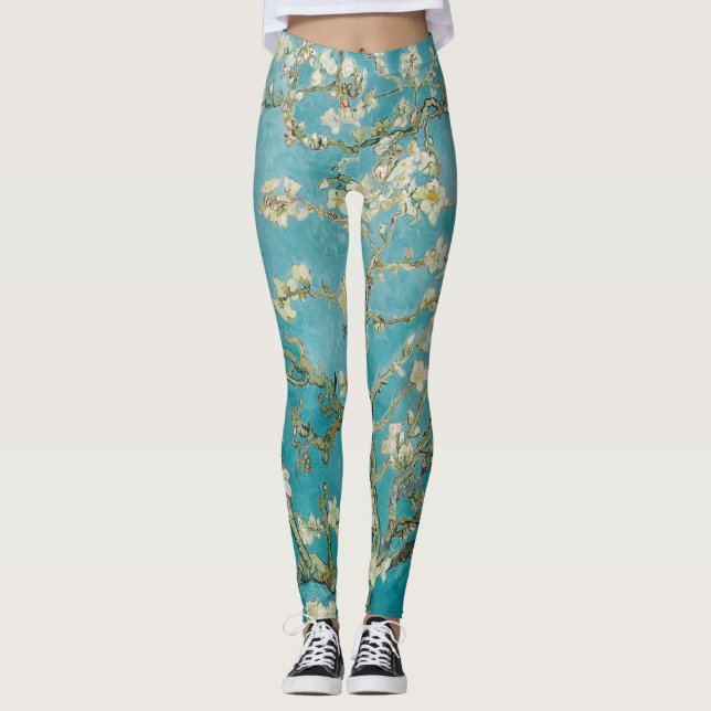 Legging Van Gogh Almond Blossoms/Purple/Rua. Remessa (Frente)