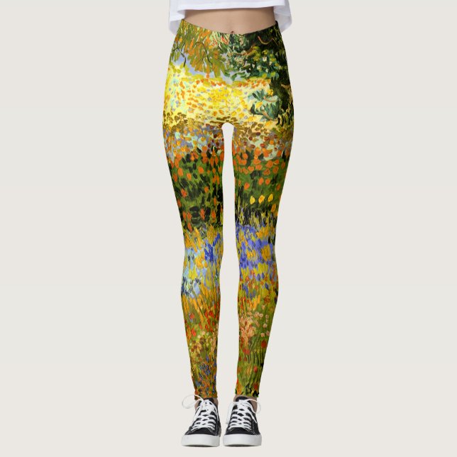 Legging Van Gogh - Jardim Flor (Frente)