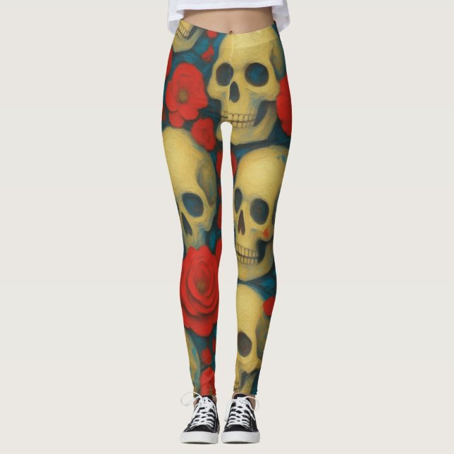 Legging Vanitas & Roses (Frente)