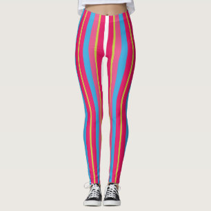 Legging Várias faixas coloridas