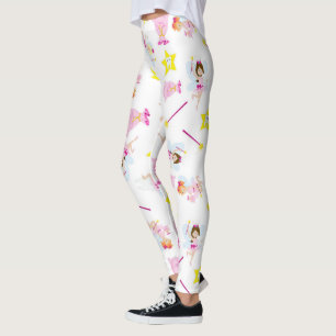 Legging Varinha Mágica da Fada do Dente Bonito Dentes Bran