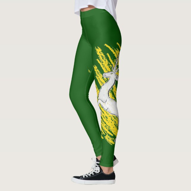 Legging Veado de Outlands - alternativo Dourado (Esquerda)