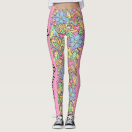 Legging Vegan Princess colorida floral mandala