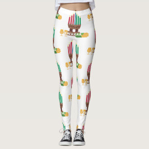 Legging velas kwanzaa felizes