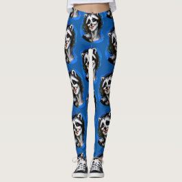Legging "Velka Teyani" Whispering Raccoon Trickster