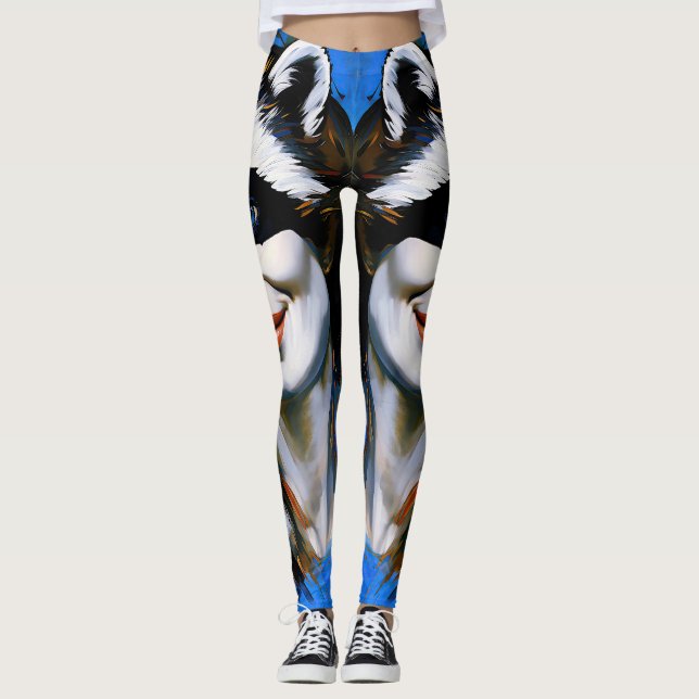Legging "Velka Teyani" Whispering Raccoon Trickster (Frente)