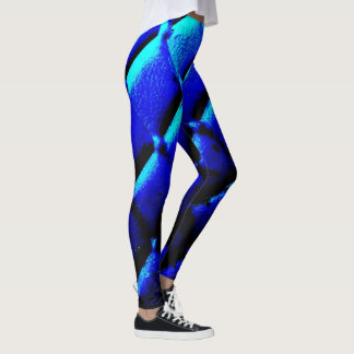 Legging Veludo do azul de Drak