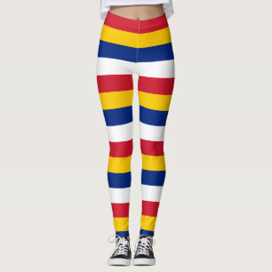 Legging Venezuela - Cores de Bandeiras Nacionais Horizonta