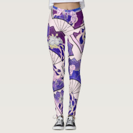 Legging Ventiladores Tradicionais Japoneses