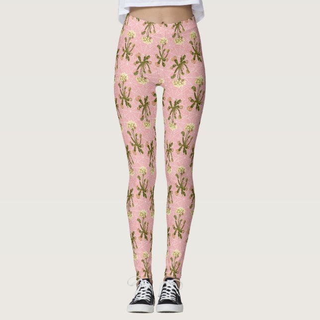 Legging venus flytrap floral spider web (Frente)