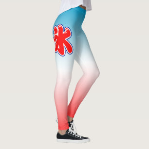 Legging Verão japonês gelo barbeado