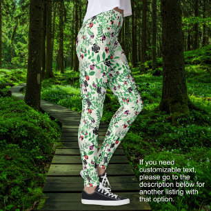 Legging Verão - Joaninhas, Borboletas Folhas - SEM TEXTO