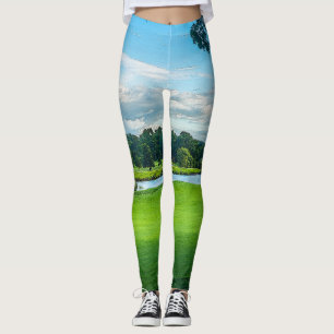 Legging Verão No Curso De Golfe