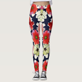 Legging Verão tropical | Design de florais coloridos