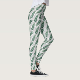 Legging Verde Botânico Deixa Aquarela