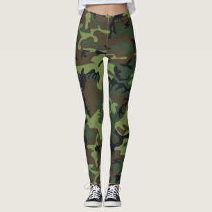 Legging Verde Camuflagem