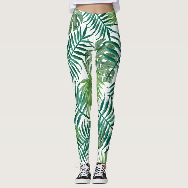 Legging Verde deixa o estilo da selva (Frente)