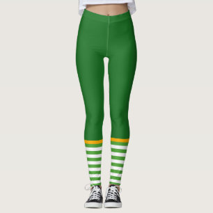 Legging Verde do dia de St Patrick engraçado do Leprechau