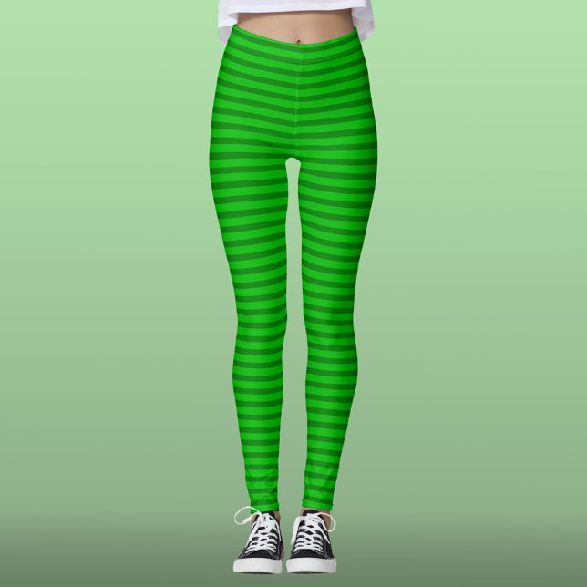 Legging Verde em Greve Verde — Ruas. Dia de Patrick (Criador carregado)