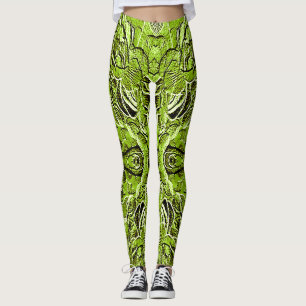 Legging Verde-esverdeado "Ratti_Creative_Arts"