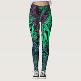 Legging Verde Grafite líquido