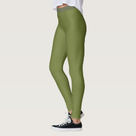 Legging Verde-Oliva Escuro