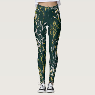 Legging verde selvagem