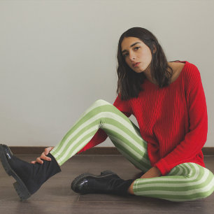 Legging Verde Simples E Mínimo Cuítico Escuro