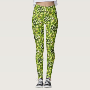 Legging Verde Suculta Arte Cactos