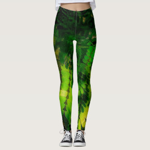 Legging Verdes Leafy