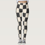 Legging Verificado em preto e branco<br><div class="desc">Leggings brancas e pretas</div>