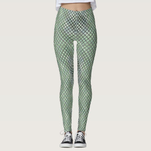 Legging Verificador padrão cinza diagonal 02.w verde BG