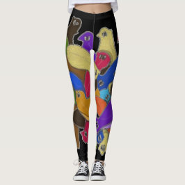 Legging Verme Planário Louco