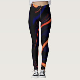 Legging Vermelho azul marrom cor legal simples Moderno Ros