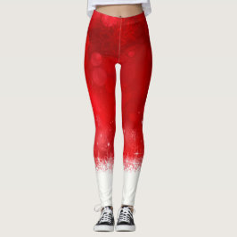Legging Vermelho do Natal