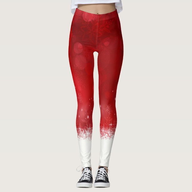 Legging Vermelho do Natal (Frente)