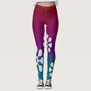 Legging Vermelho e azul da cabana