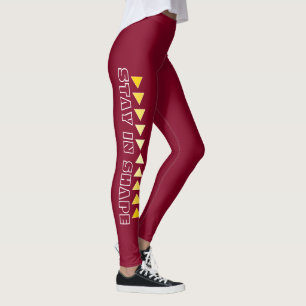 Legging Vermelho Fitness Motivacional Personalizado