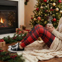 Vermelho Preto Buffalo Plaid Natal Férias
